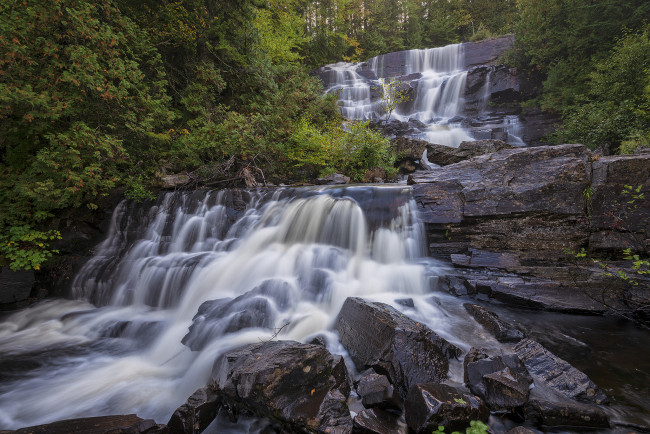 Обои картинки фото природа, водопады, простор