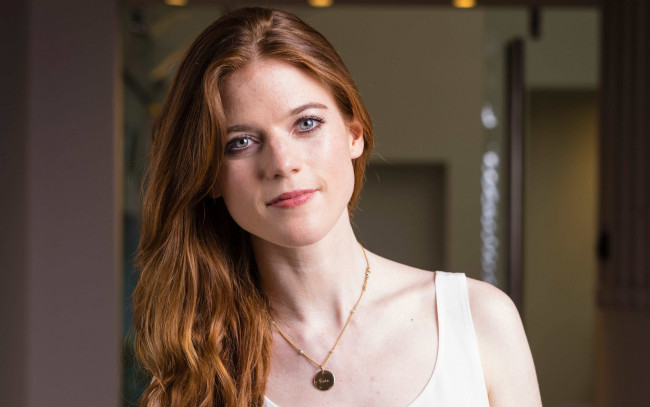 Обои картинки фото девушки, rose leslie, актриса, рыжая, лицо, кулон