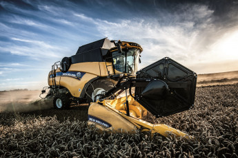Картинка техника комбайны new holland