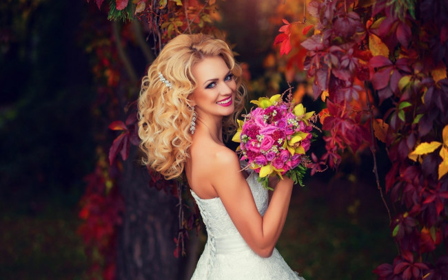 Обои картинки фото девушки, - невесты, невеста