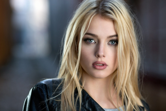 Обои картинки фото девушки, - лица,  портреты, блондинка