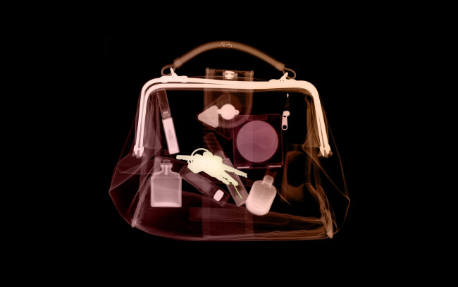 Обои картинки фото разное, кости,  рентген, сумка, вещи