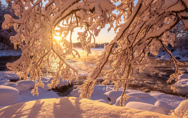 Обои картинки фото природа, зима, сугробы, снег