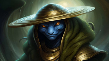 Картинка фэнтези существа нейросети графика нейроарт ai art нейронные сети рисунки нейро искусство