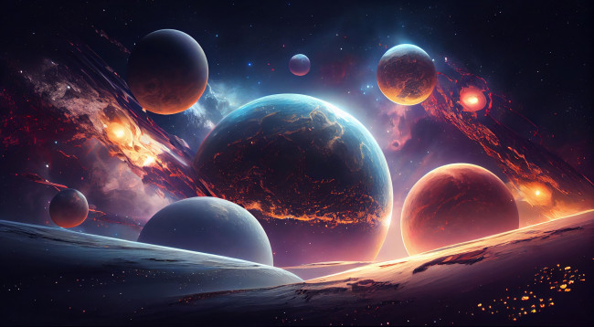 Обои картинки фото космос, арт, вселенная