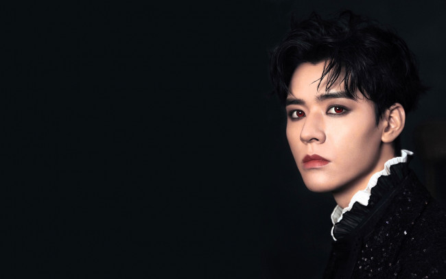 Обои картинки фото мужчины, gong jun | simon gong, актер, наряд, образ, вампир