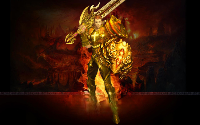 Обои картинки фото видео игры, mummy online, воин, оружие, магия