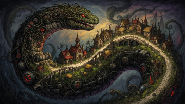 обоя фэнтези, роботы,  киборги,  механизмы, нейросети, графика, нейроарт, ai, art, нейронные, сети, рисунки, нейро, искусство, нейрографика, graphics, neuroart, neural, networks, drawings, neuro, neurography