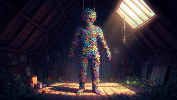 обоя фэнтези, существа, нейросети, графика, нейроарт, ai, art, нейронные, сети, рисунки, нейро, искусство, нейрографика, graphics, neuroart, neural, networks, drawings, neuro, neurography