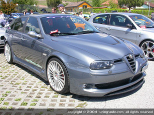 Картинка alfa romeo 156 автомобили выставки уличные фото