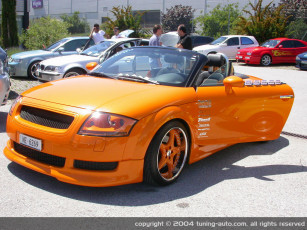 Картинка audi tt автомобили выставки уличные фото