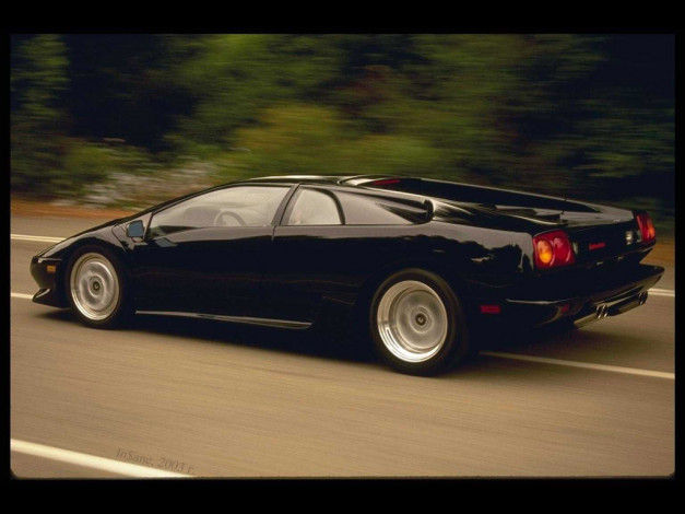 Обои картинки фото lamborghini, diablo, 001, автомобили