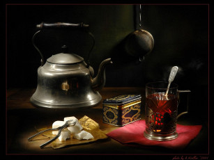 Картинка кириллов анатолий Чаепитие еда натюрморт