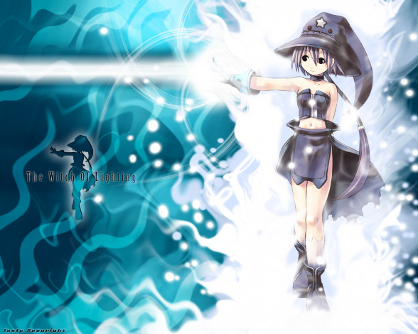 Обои картинки фото аниме, halloween, magic