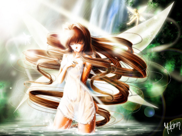 Обои картинки фото аниме, angels, demons