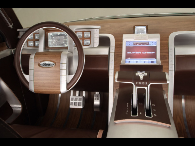 Обои картинки фото ford, 250, super, chief, concept, dashboard, автомобили, интерьеры