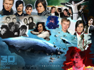 Картинка 30 seconds to mars музыка