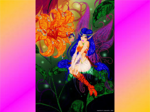 обоя мотылек, ап, фэнтези, феи