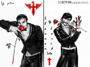 Картинка 30 seconds to mars музыка