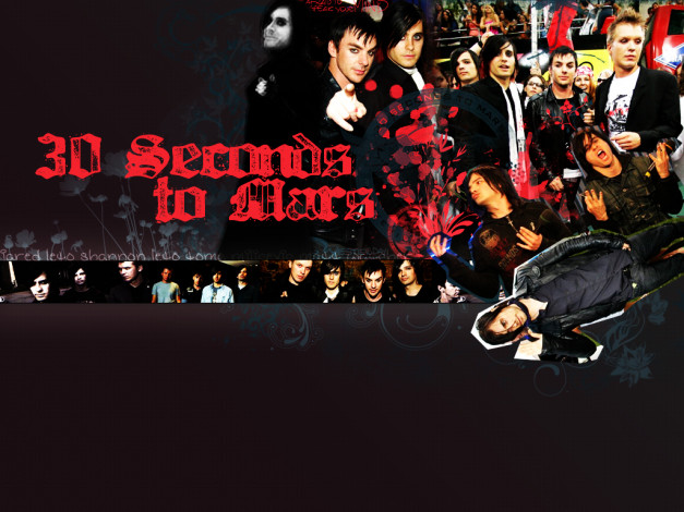 Обои картинки фото 30, seconds, to, mars, музыка