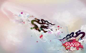 обоя векторная, графика