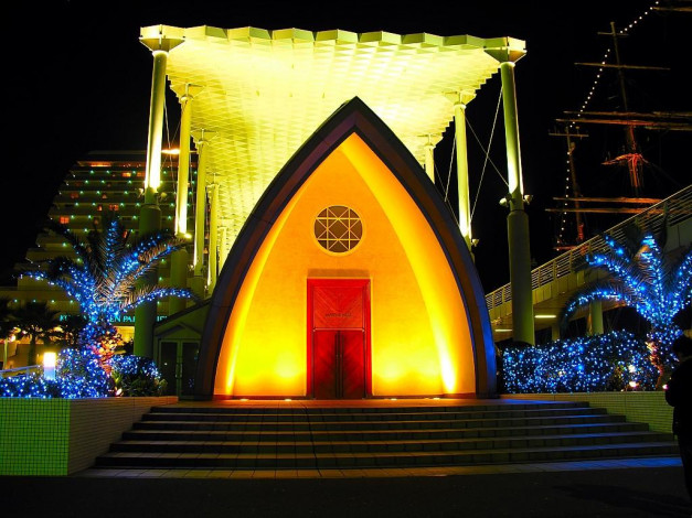 Обои картинки фото города, огни, ночного