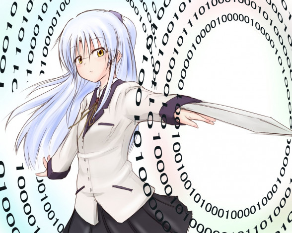 Обои картинки фото аниме, angel, beats