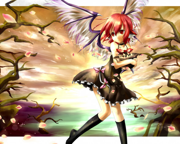 Обои картинки фото аниме, touhou