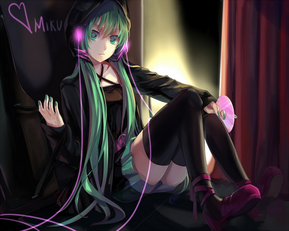 Обои картинки фото аниме, vocaloid