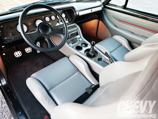 Обои картинки фото 1965, chevy, malibu, автомобили, интерьеры