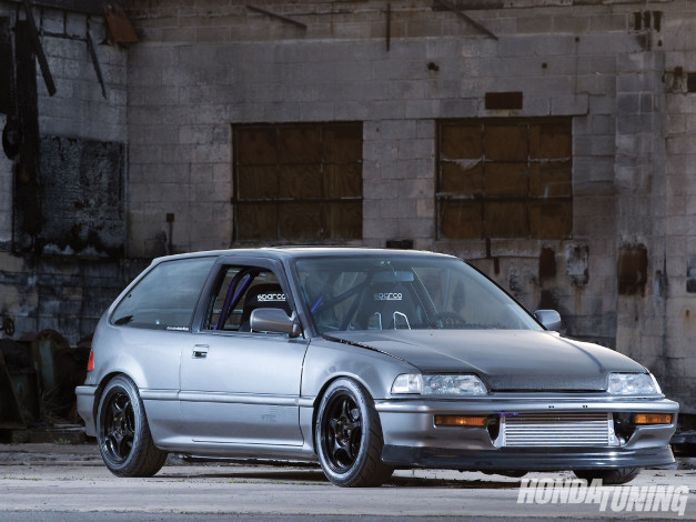 Обои картинки фото 1991, honda, civic, si, автомобили