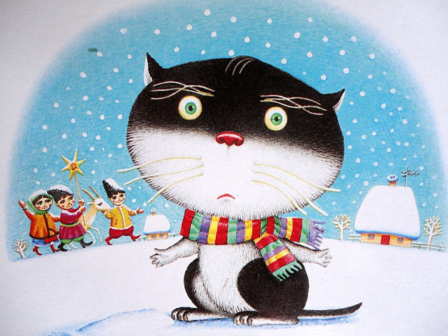 Обои картинки фото кость, лавро, иллюстрации, азбуке, рисованные