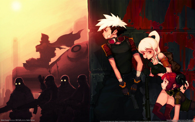 Обои картинки фото metal, assault, видео, игры