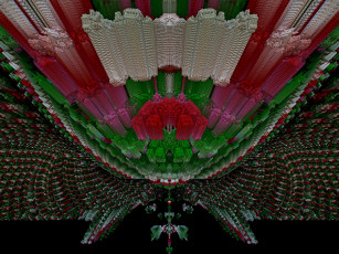 Картинка 3д графика fractal фракталы узор