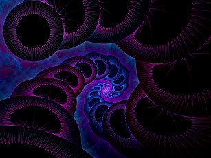 Картинка 3д графика fractal фракталы узор фон