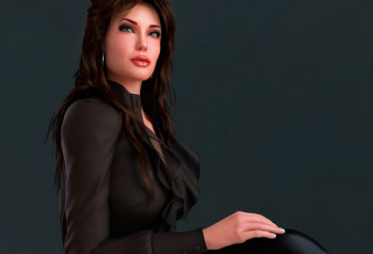 Картинка angelina jolie рисованные люди анджелина джоли актриса губы