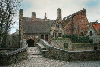 Картинка бельгия брюгге мост св бонифация города