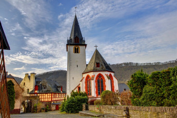 Картинка германия бруттиг фанкель города улицы площади набережные дома кирха улица