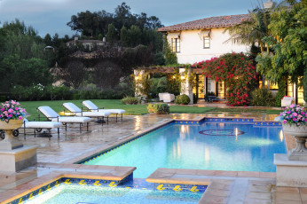 Картинка malibu california интерьер бассейны открытые площадки вилла басейн