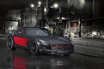 Картинка 2013 mercedes benz sls 63 amg mc700 автомобили mercedes-benz черный