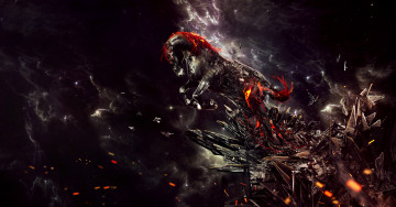 Картинка фэнтези существа осколки конь