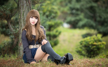 Картинка -Unsort+Азиатки девушки unsort азиатки чулки дерево