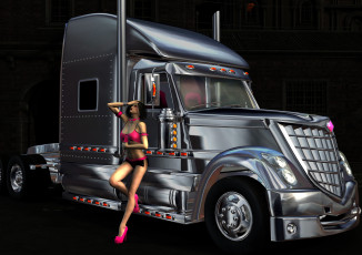 Картинка автомобили 3д девушка автомобиль