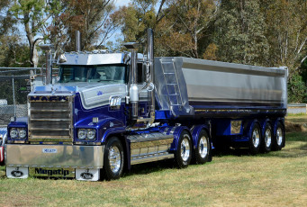 Картинка mack+and+tipper автомобили mack грузовики тяжелые сша trucks inc