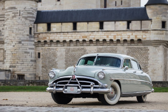 Картинка hudson+hornet+`52 автомобили классика hudson hornet серый
