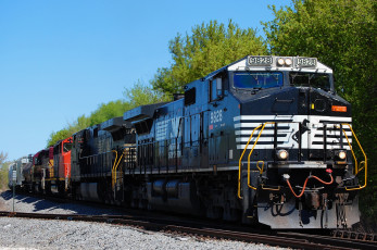 Картинка техника поезда состав рельсы локомотив дорога железная