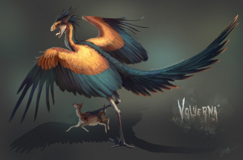 Картинка рисованные животные +доисторические олень