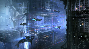 Картинка фэнтези космические+корабли +звездолеты +станции челноки космические будущее мир иной