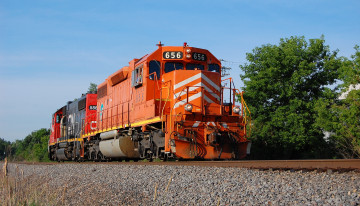 Картинка техника локомотивы локомотив рельсы железная дорога состав