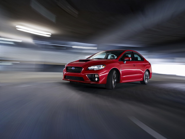 Обои картинки фото 2014 subaru wrx, автомобили, subaru, красный